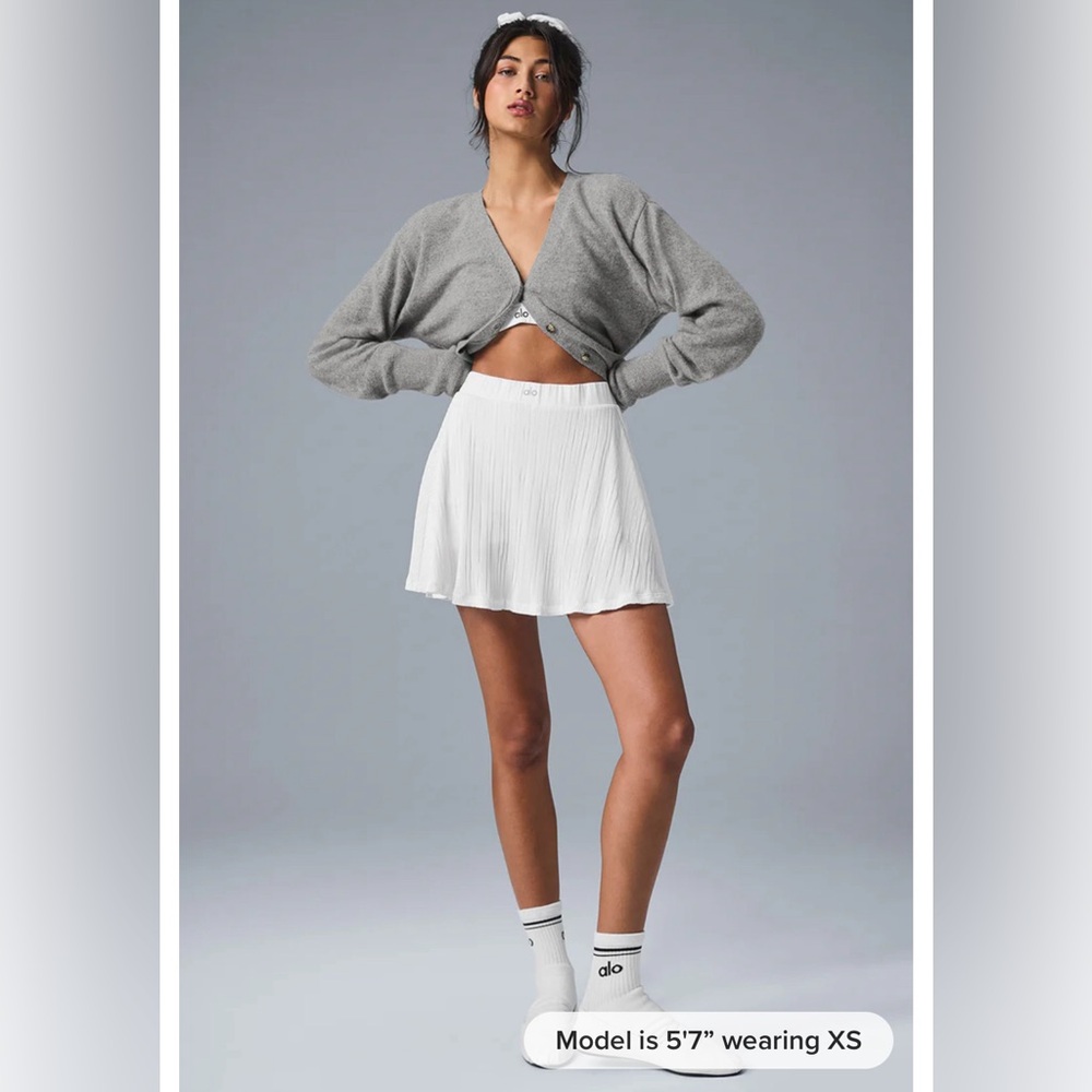 Micro Plisse Tennis Skirt - Picture 4 of 6